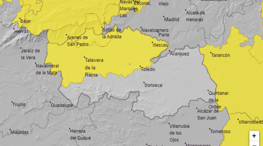 Activado el METEOCAM en fase de alerta en toda Castilla-La Mancha 